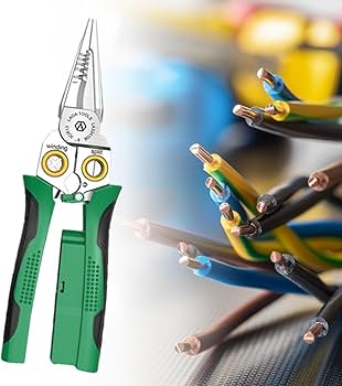 🔧 8-in-1 Stainless Steel Wire Stripper Pliers 🔩