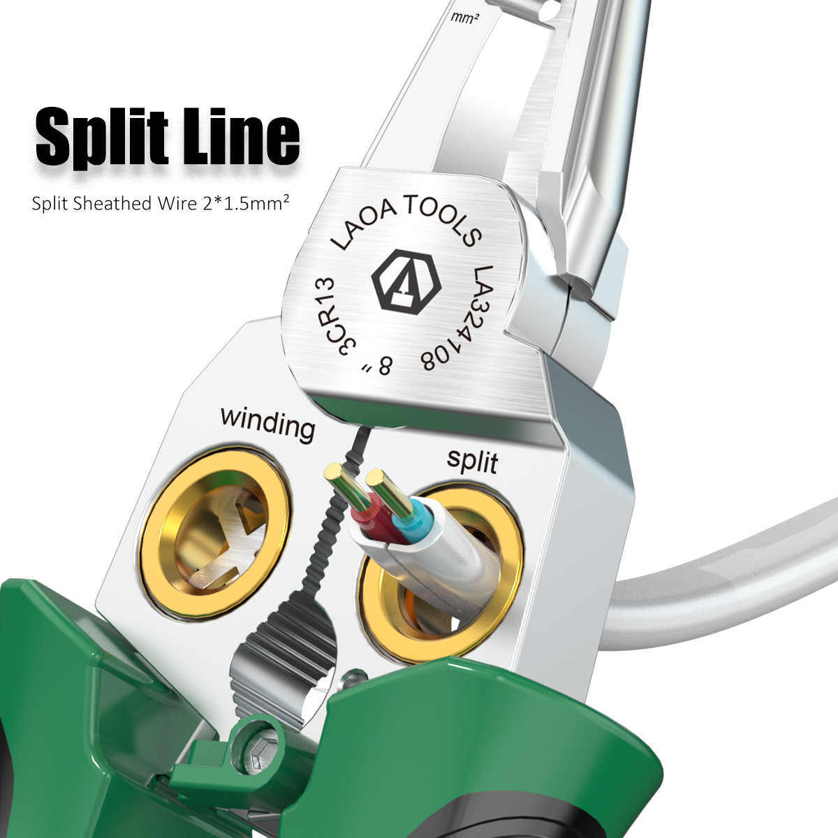 🔧 8-in-1 Stainless Steel Wire Stripper Pliers 🔩